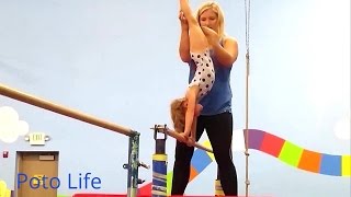 4 year old amazing gymnast Breatoddler gymnastics [upl. by Kcirtap]