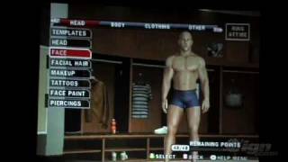 WWE Smackdown vs Raw 2010  Create a Superstar [upl. by Aisatsan410]