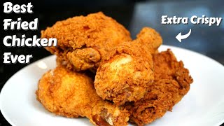 The Best Fried Chicken Ever  Crispy Buttermilk Fried Chicken Recipe [upl. by Darrey]