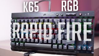 Corsair K65 RGB RAPIDFIRE Compact Mechanical Gaming Keyboard [upl. by Marilyn]