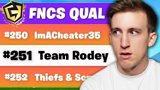 Cheaters STOLE my FNCS Qual [upl. by Itisahc]