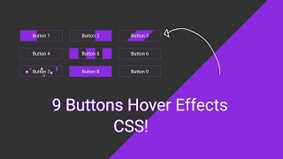 9 Efeitos hover em CSS [upl. by Kuehnel]