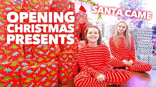 CHRISTMAS MORNING 2023  Opening Presents Part 1  Family 5 Vlogs [upl. by Amor]