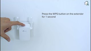 How to Set up the TPLink Range Extender RE105 via the WPS Button [upl. by Enitsirc84]