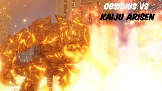 Obsidius is on Rampage  Kaiju Arisen [upl. by O'Toole]