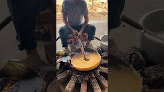 ⚡⚡ Ghevar Sweet Making Process⚡⚡ shorts telugufoodie esangathulu streetfood foodie omelette [upl. by Ecissej]