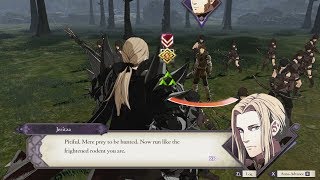 Fire Emblem Three Houses  Jeritza Vs Pallardo Unique Dialogue [upl. by Obbard]