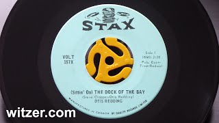 SITTIN ON THE DOCK OF THE BAY  OTIS REDDING 1968 on original STAX Canada 45 rpm [upl. by Pooh]