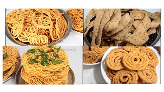 Must Try Simple amp Easy Diwali Snacks Recipes  Deepavali Snacks Recipes  Instant Diwali Snacks [upl. by Yekim]