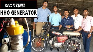 Hydrogen Generator  HHO Kit  Mechanical Engg Project [upl. by Nur]