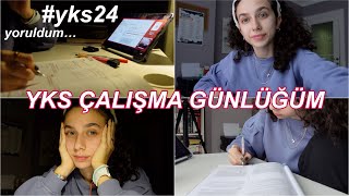 YKS ÇALIŞMA GÜNLÜĞÜM  okuldan sonra nasıl çalışıyorum🫶🏻 yks2024 [upl. by Nilekcaj263]