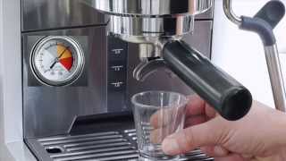 2 Graef Espressomaschine ES 85 und Kaffeemühle CM 800  Den optimalen Espresso zubereiten [upl. by Ylil710]