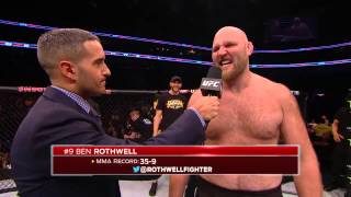 Ben Rothwell laughs best laugh ever [upl. by Latrena]