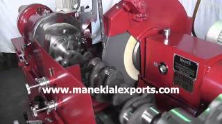 Manek  Crankshaft Grinder  1500 mm 60quot  Model H25 [upl. by Emmalyn]