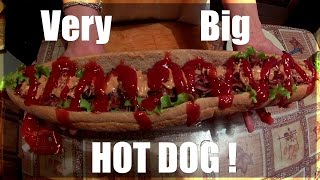 Как сделать огромный hot dog за 3 минуты [upl. by Lepine]