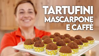 TARTUFINI MASCARPONE E CAFFÉ Ricetta Facile in 3 Minuti  Fatto in Casa da Benedetta [upl. by Kotta18]