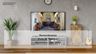 Remembrance Holy Communion November 10th 2024 [upl. by Iona106]