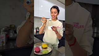 Healthy Rainbow Puri Recipe 🌈😱 neetubisht minivlog cooking trending [upl. by Artkele]