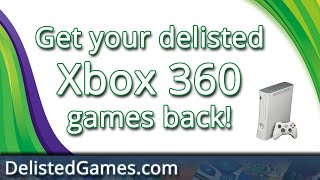 How to get your Delisted Xbox 360 games back  DelistedGamescom [upl. by Abbie]