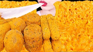 ASMR MUKBANG｜CHEESY CARBO FIRE NOODLE CHEESE BALL CHEESE STICK CORN DOG MENBOSHA 치즈 까르보불닭 뿌링클 먹방 [upl. by Teyugn554]