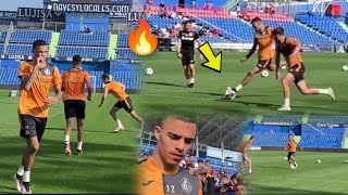 Mason Greenwood scores in Getafe first training shocks everyoneleft right foot  Man United fans [upl. by Reger325]