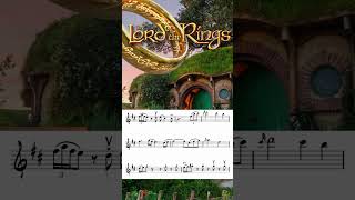 Concerning Hobbits  Violin Sheet Music  Taylor Davis Version [upl. by Ainaznat]