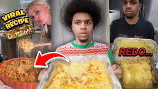 I MADE TINIS VIRAL MAC amp CHEESE RECIPE and of course everything went wrong…… [upl. by Engenia667]