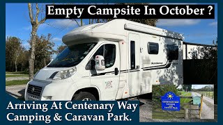 Arriving At Centenary Way Camping amp Caravan Park Filey  Nobody Else Here Where Is Everyone [upl. by Abrahan]