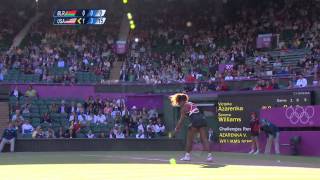 S Williams USA v Azarenka BLR Womens Tennis 1st Round Replay  London 2012 Olympics [upl. by Atsyrhc]