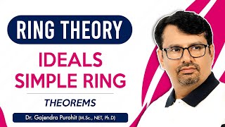 Ideals Of Ring  Ring Theory  Simple Ring  Theorems  Abstract Algebra [upl. by Aerdua]