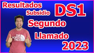 Puntaje de corte subsidio ds1 segundo llamado 2023  RESULTADOS DS1 2023 [upl. by Eerok]