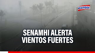 🔴🔵Senamhi alertó vientos fuertes en la zona altoandina del Perú [upl. by Rubinstein]