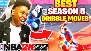 BEST DRIBBLE MOVES IN NBA 2K22 FOR SEASON 5 FASTEST DRIBBLE MOVES AND COMBOS ON NBA 2K22 NEXT GEN [upl. by Jump]