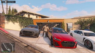 Installing 2023 Audi RS7  GTA V [upl. by Tarttan137]