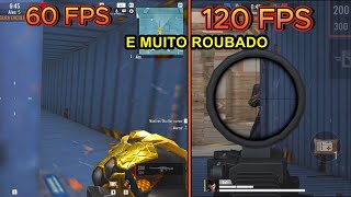 E MUITO ROUBADO 120 FPS VS 60 FPS TESTE [upl. by Dasie481]