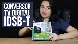 Conversor Tv Sinal Digital ISDBT Set Top Box Full HD HDMI [upl. by Savadove501]