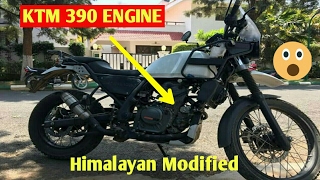 Amazing Modified Himalayan with KTM 390 Engine [upl. by Susan]