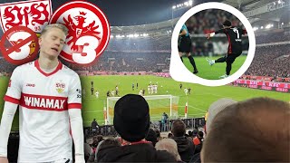 Marmoush TRAUMFreistoß  Vermeidlicher LastMinute Ausgleich DRAMA  VfB vs SGE bundesliga [upl. by Bancroft]