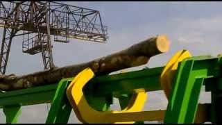 Log Sorter VS Woodsnake Log Sorting Line [upl. by Eniffit]