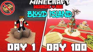 I Survived 100 Days on Blood Island Minecraft Hardcorehindi [upl. by Efram]