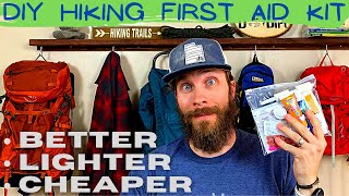 DIY HIKING FIRST AID KIT  Whats in my first aid kit for ultra light backpacking amp hiking [upl. by Cathrine622]