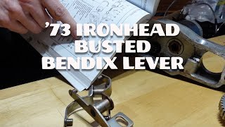 Ironhead Starter Bendix Lever  Diagnosing and Replacing Damaged Parts [upl. by Almena]