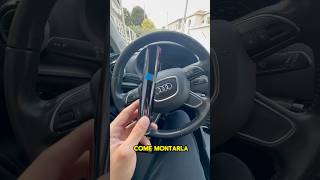 MONTO LA FASCIA PARASOLE shorts audi audia3 tutorial wrapping a3 automobile auto car wrap [upl. by Lamphere]