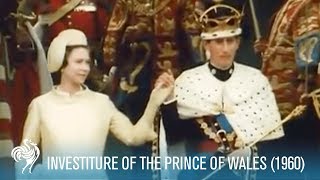 Prince Charles Investiture of the Prince of Wales aka POW 1969  British Pathé [upl. by Kenley]