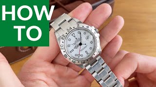 The Watch CEO on How to Set a Rolex Explorer II [upl. by Ahtar843]