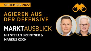 Agieren aus der Defensive DJEMarktausblick September 2022 MarketingAnzeige [upl. by Aholla]