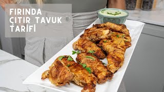 FIRINDA ÇITIR ÇITIR TAVUK 🍗 GLUTENSİZ amp KIZARTMA GİBİ 🔥 [upl. by Ullman]