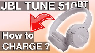 Charging JBL TUNE Headphones Battery How to TUNE510BT [upl. by Baese]