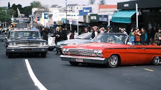 Auckland’s Craziest V8 Muscle Cars Hot Rod Classic Cars Leaving Car Meet [upl. by Lauralee821]