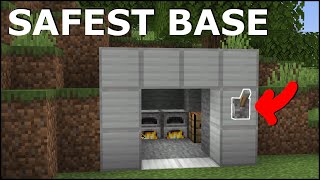 The WORLDS Safest Base in Minecraft [upl. by Lowenstein374]